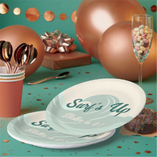 Platos de Papel Redondos para Fiesta de Cumpleaños