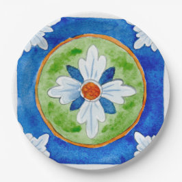 Platos de papel SCT_P8-1 Diseño siciliano tradicio
