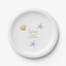 Platos de papel Seaside Breeze Boy