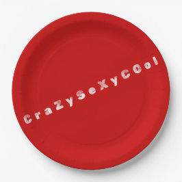 Platos de papel temáticos CrazySexyCool