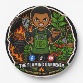 Platos de papel The Flaming Gardener