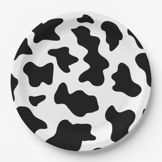 platos de papel vaca muu (Anverso)