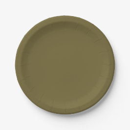 Platos de papel verdes - 7in | Salty Bar Club