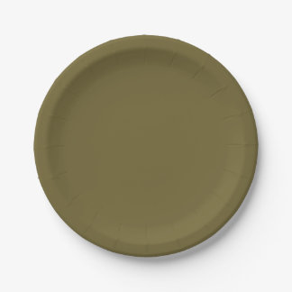 Platos de papel verdes - 7in | Salty Bar Club