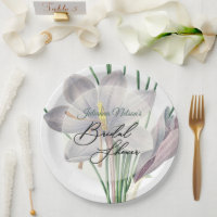 Platos de papel Vintage blumen