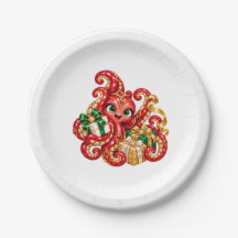 Platos de postre de Navidad – Eva la Pulpo