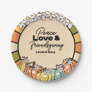 Platos de postre de papel para Friendsgiving