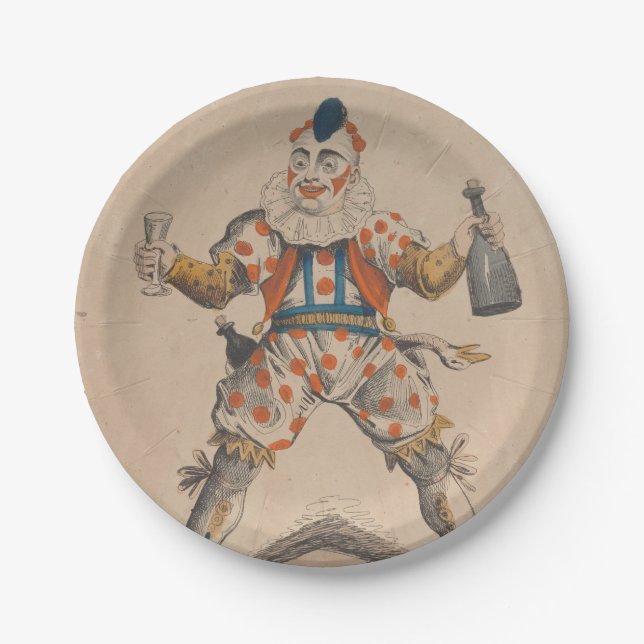 Platos de postre de payaso (Anverso)