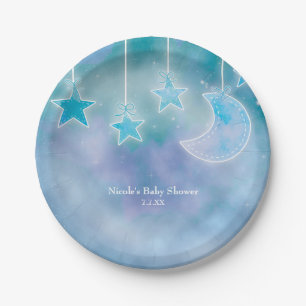 Platos para Baby Shower Galaxia Cielo Celestial Có
