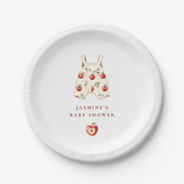 Platos para Baby Shower Manzana de Nuestro Ojo Rom