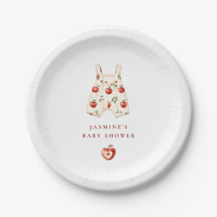Platos para Baby Shower Manzana de Nuestro Ojo Rom