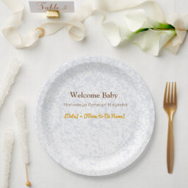 Platos para Baby Shower | Tema Osito Dulzón