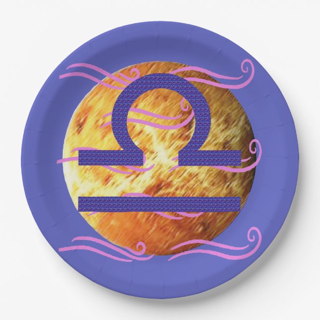 Platos para cena Libra (Anverso)