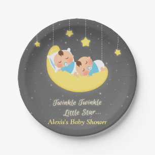 Platos para Fiesta de Platos Gemelos Niños Bebés E