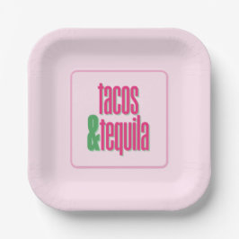 Platos para Fiesta de Tacos y Tequila