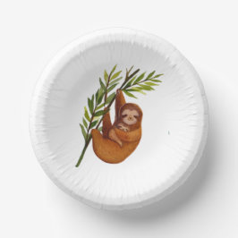 Platos para fiestas temáticas de Babyducha Sloth