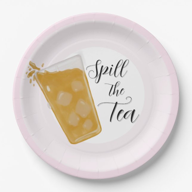 Platos para la Fiesta de Derramar el Té (Anverso)
