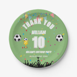 Platos personalizados para fiesta de cumpleaños de