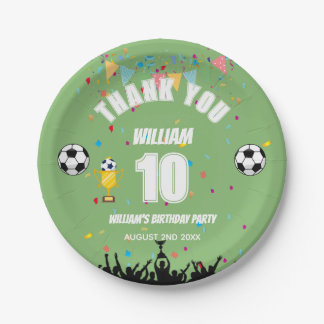 Platos personalizados para fiesta de cumpleaños de