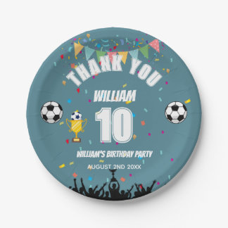 Platos personalizados para fiesta de cumpleaños de