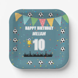 Platos personalizados para fiesta de cumpleaños de