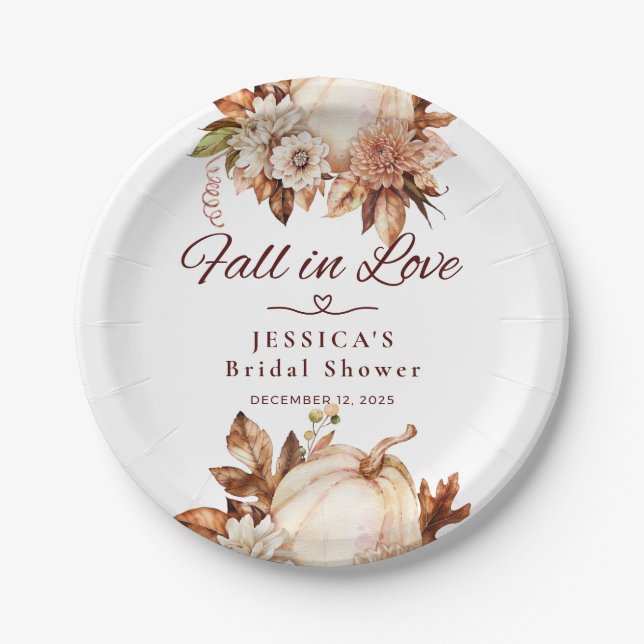 Platos personalizados para la fiesta de compromiso (Anverso)