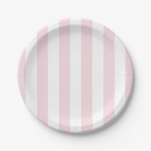 Platos Rayados de Rosa