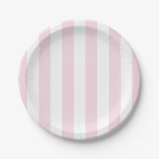 Platos Rayados de Rosa
