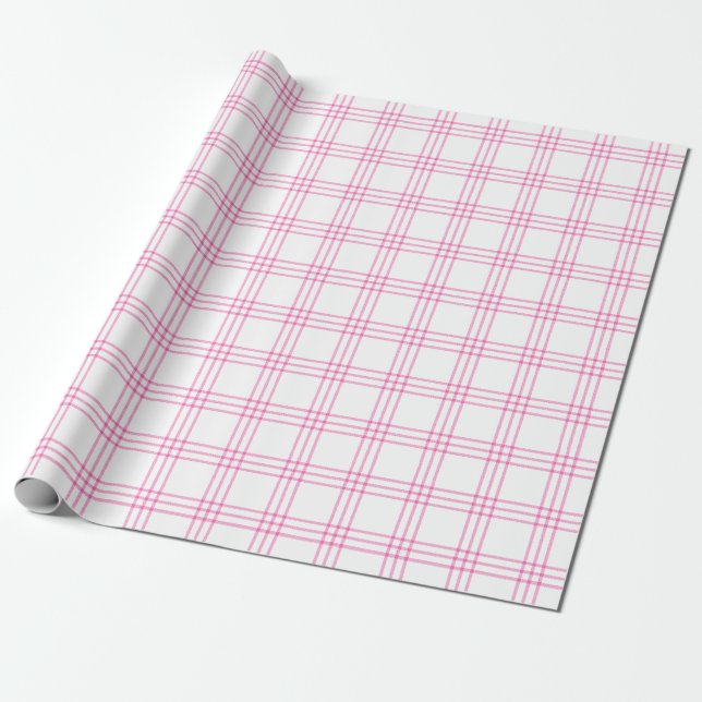 Platos rosados modernos|Patrón grande| Papel de aj (Desenrollado)