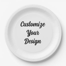 Platos y tazones de papel personalizables