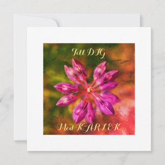 Platt kort Hälsningskort