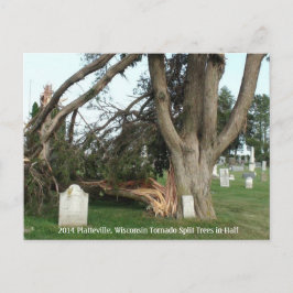Platteville 2014, tarjeta postal Tornadoes Memorab