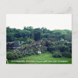 Platteville 2014, tarjeta postal Tornadoes Memorab