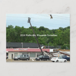 Platteville 2014, tarjeta postal Tornadoes Memorab