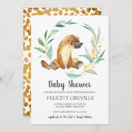 Platypus Bush Baby | Invitaciones a la ducha para