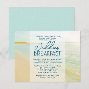 Playa abandonada después de las invitaciones al Bo