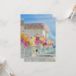 Playa, Boda, Recepción, Mesa, Centerpi