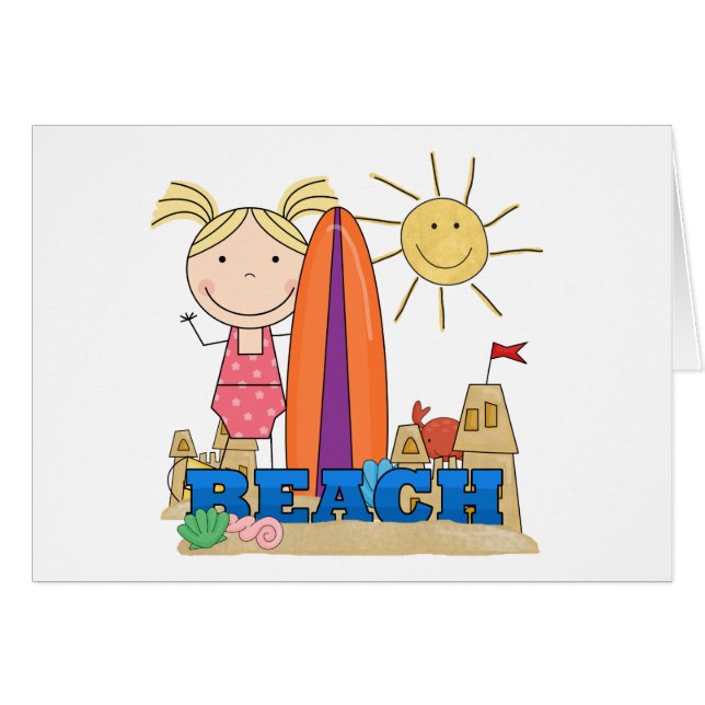 PLAYA - camisetas y regalos rubios del chica (Anverso (Horizontal))