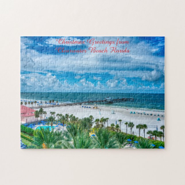 Playa Clearwater Florida. Rompecabezas (Horizontal)
