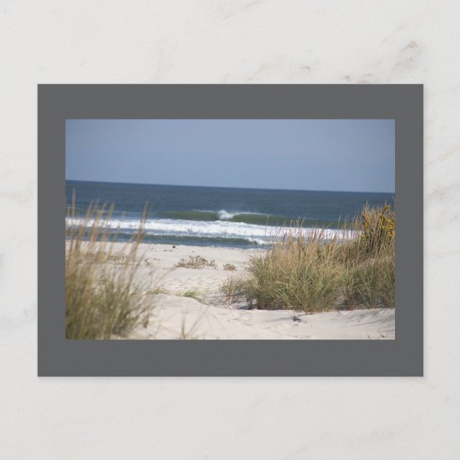 Playa con postal de olas (Anverso)