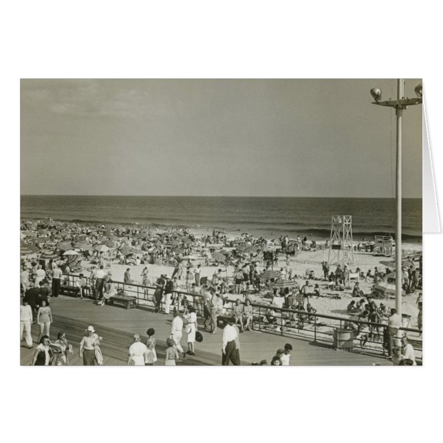 Playa concurrida (Anverso (Horizontal))