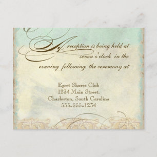 Playa Costera Sea Horse - Invitación de Boda