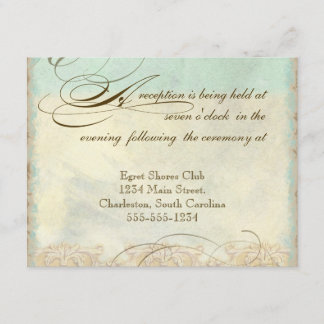 Playa Costera Sea Horse - Invitación de Boda