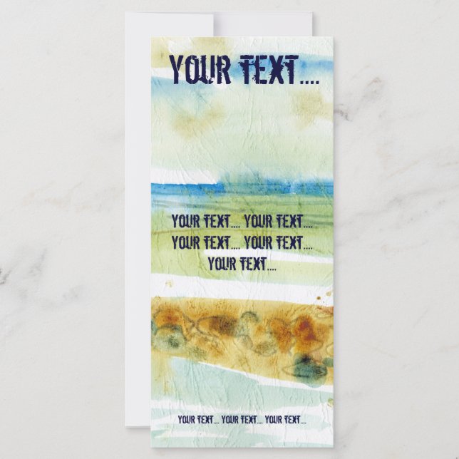 Playa de arena (Anverso)