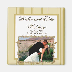 Playa de arena imán de 2"x2" en Invitación