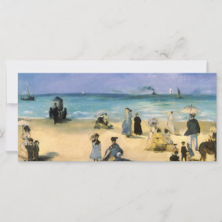 Playa de Boulogne por Edouard Manet, arte vintage