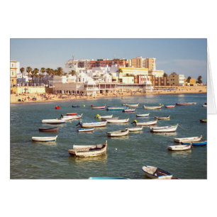 Playa de Caleta en Cádiz, Andalucía, España