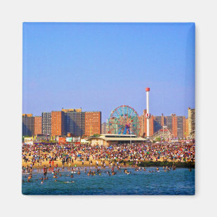 Playa de Coney Island - imán de NYC