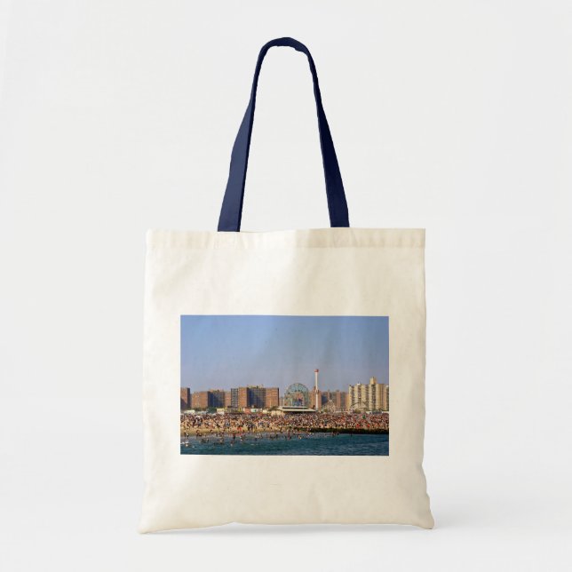 Playa de Coney Island - la bolsa de asas de NYC (Frente)