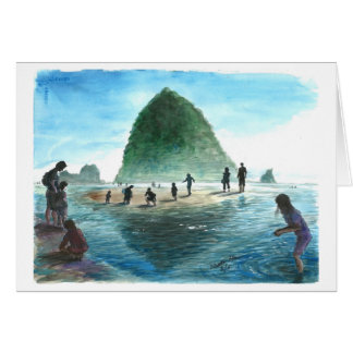 Playa de exploración de Oregon